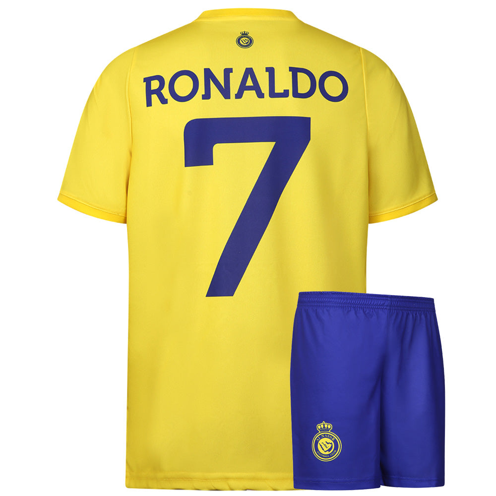 Maillot de Foot Al-Nassr Ronaldo Domicile - 2023-2024 - Enfant et Adul